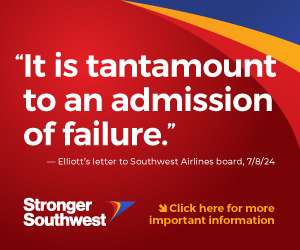 A red and blue advertisement with white text
Description automatically generated